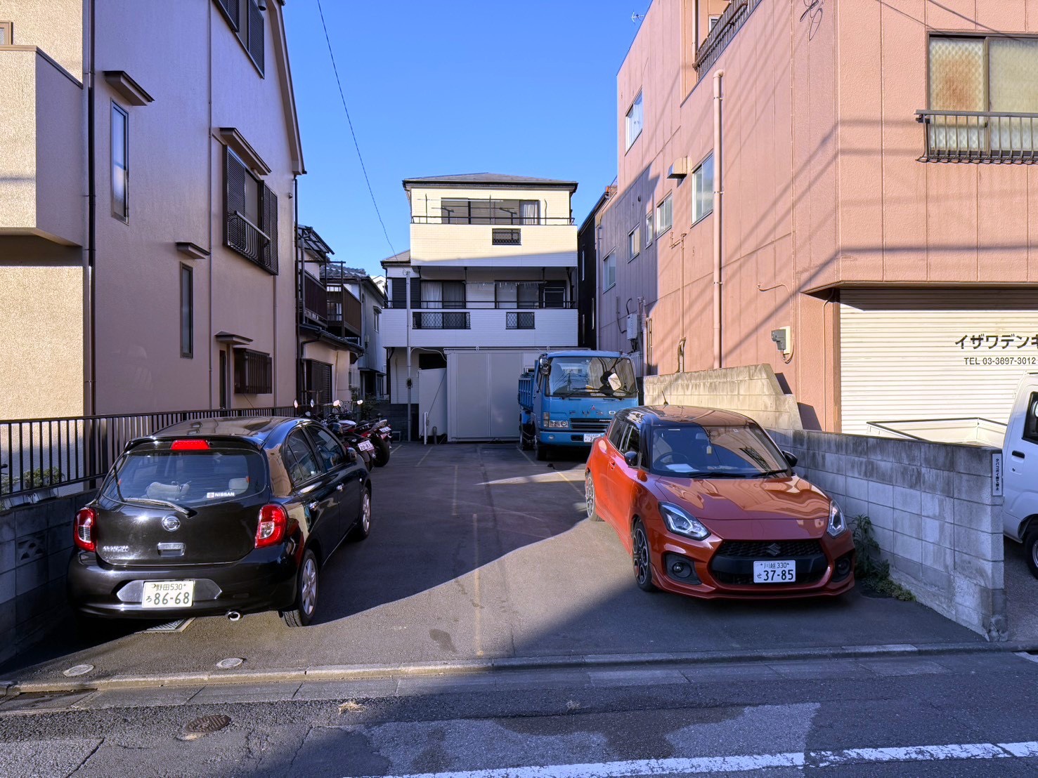 《鹿浜1.5号モータープール》